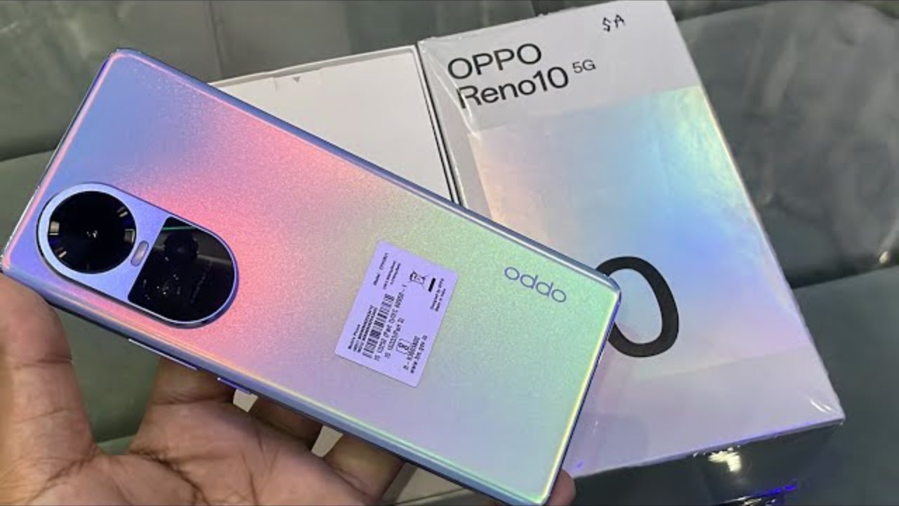 Oppo Reno 10 5G में 6000mAh की बैटरी, Snapdragon 7 Gen 1 प्रोसेसर और 64MP कैमरा जैसे फीचर्स मिलते हैं। जानिए इसकी कीमत, डिजाइन और परफॉर्मेंस डिटेल।